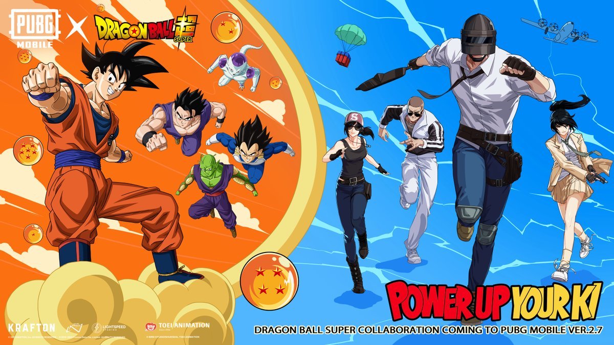 PUBG Mobile x Dragon Ball Super Collaboration in 2 7 Update